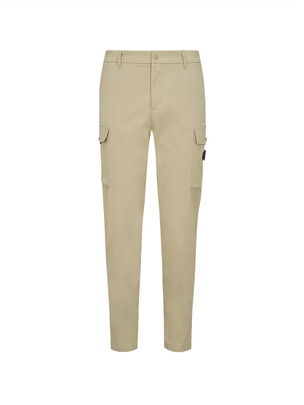 Cargo Tapered Pants Beige