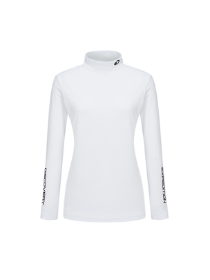 [WMS] High Neck Long Sleeve Shirts Off White
