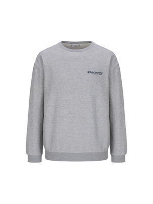 Box Graphic Sweatshirt Melange Grey