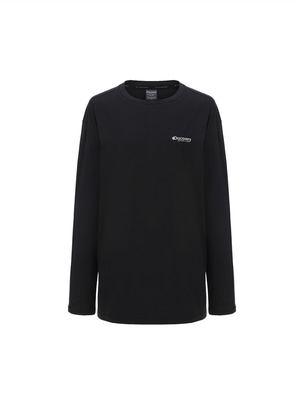 [WMS] Loose Fit Long Sleeve Shirts Black
