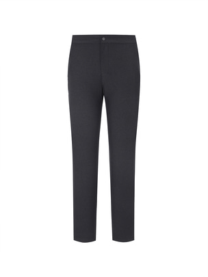 Essential Slim Pants Dark Melange Gray