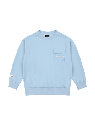 [KIDS]  Pocket Sweatshirt Blue