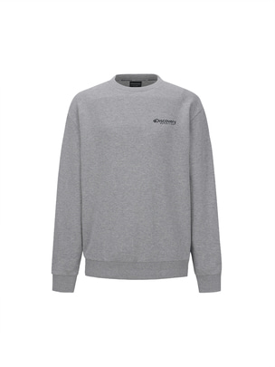 Graphic Sweat Sweatshirt Melange Grey