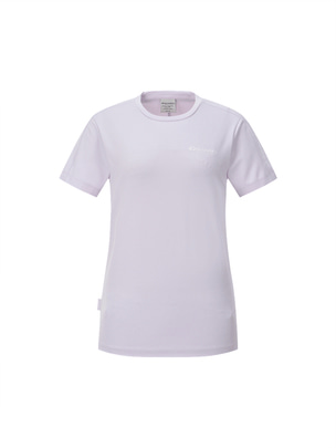 [WMS] Sleeve Point Cooling Short Sleeve T-Shirt L.Violet