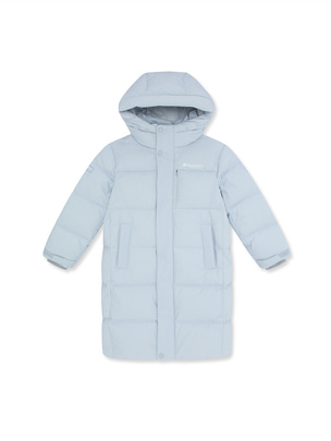 [KIDS] Family Leicester-G Rds Goose Down Long Jacket L.Grey