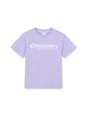 [KIDS] Big Logo Shorts Sleeve T-Shirts L.Violet