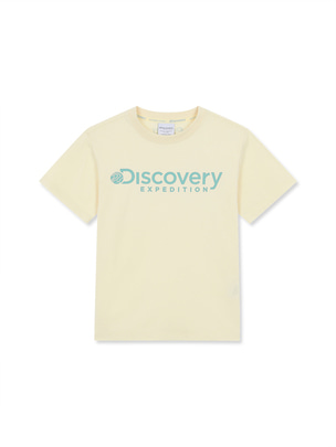 [KIDS] Big Logo Shorts Sleeve T-Shirts L.Yellow