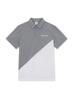 Inoblock Collar T-Shirts Melange Grey