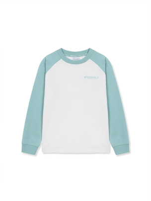 [KIDS] Raglan Long Sleeve T-Shirts D.Mint