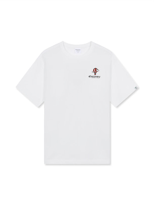 Dicoman Balloon Graphic T-Shirts Off White