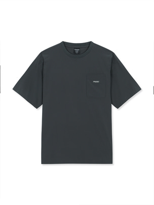 Men`S Woven T-Shirt D.Grey