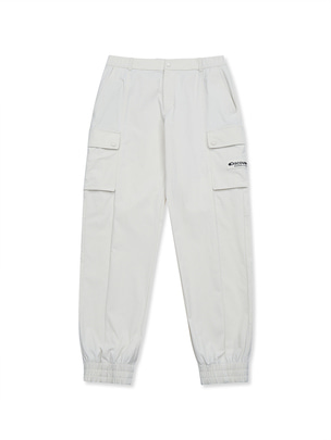 Lightweight Tapered Cargo Jogger Pants D.Ivory