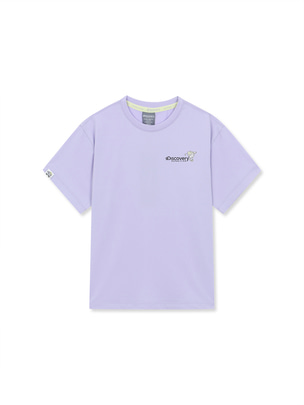 [KIDS] Character Golf Graphic Shorts Sleeve T-Shirts L.Violet