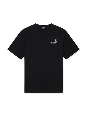Typo Graphic T-Shirts Black