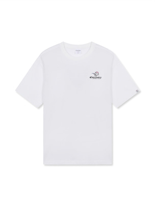 Dicoman Water Graphic T-Shirts Off White