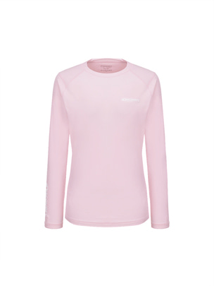 [WMS] Loose Fit Water Long Sleeve Shirts Pink