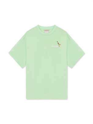 [WMS] Women`S Sonalee Big Graphic T-Shirt Green