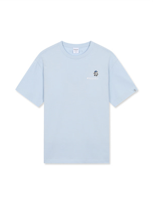 Dicoman Small Wappen T-Shirts L.Sky Blue