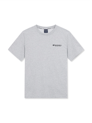 Men`S DENVER Small Logo T-Shirt Melange Grey