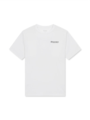 Back Logo Typo Cooling T-Shirts Off White
