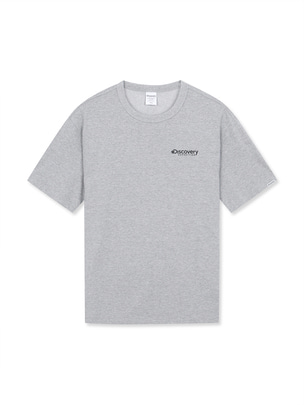 Back Graphic T-Shirts Melange Grey