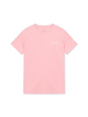 [WMS] Aberdeen Small Logo T-Shirt Pink
