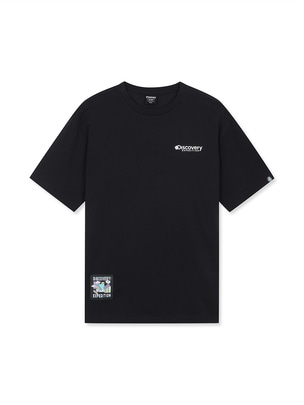 Dicoman Typo Graphic T-Shirts Black
