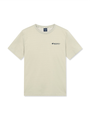 Men`S DENVER Small Logo T-Shirt Neon Beige