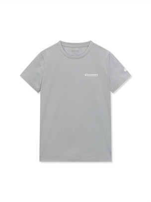 [WMS] Aberdeen Small Logo T-Shirt Melange Grey