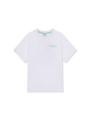 [KIDS] Outdoor Back Box Graphic Shorts Sleeve T-Shirts Off White