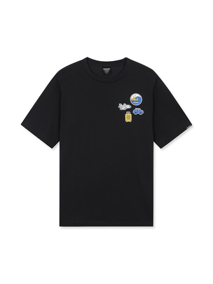 Small Graphic T-Shirts Black