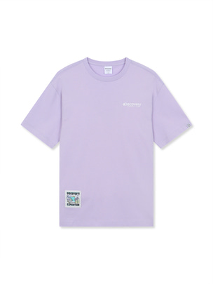 Dicoman Typo Graphic T-Shirts Violet