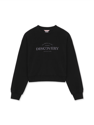 [WMS] Crop Traning Sweatshirt Black