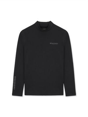 [WMS] High Neck Aeroheat T-Shirts Black