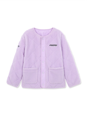 [KIDS] Dia Reversible Fleece Jacket Violet