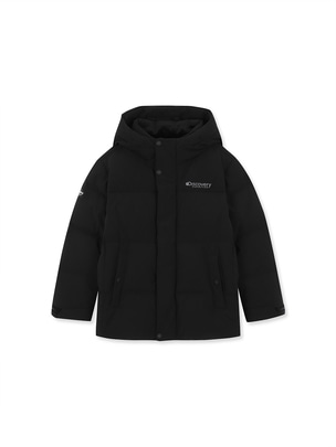 [KIDS] Family Leicester G Rds Goose Shorts Down Jacket L.Black