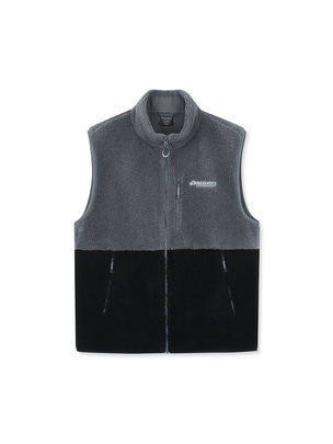 Tech-Fleece Color Block Vest D.Grey