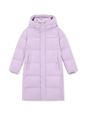 [KIDS] Family Leicester G Rds Goose Long Down Jacket Violet
