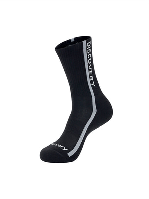 Line Point High Length Socks Black