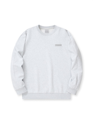 New Small Logo Sweatshirt L.Melange Grey