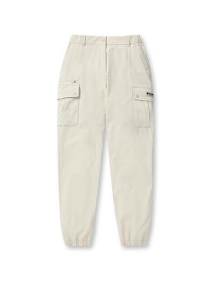 [WMS] Tapered Cargo Jogger Pants L.Beige