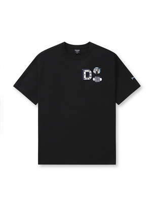 Kinzo Varsity Multi Wappen T-Shirt Black