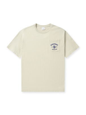 Varsity Pocket  T-Shirt L.Beige