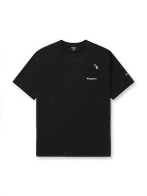 Kinzo Varsity Pocket T-Shirt Black