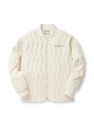 Quilting Padded Jacket Ivory