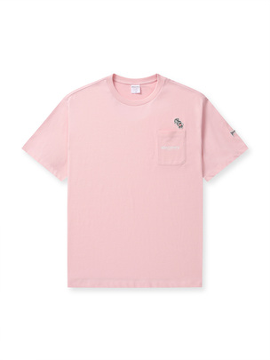 Kinzo Varsity Pocket T-Shirt L.Peach