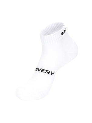 Logo Jacquard Ankle Socks Off White