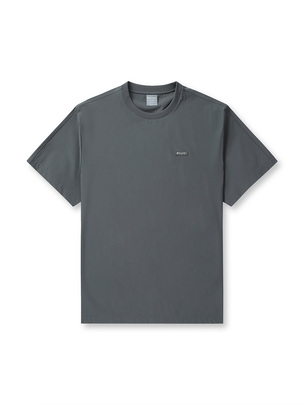 Essential Woven Short Sleeve Shirts D.Grey