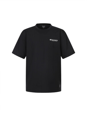 Overfit Small Logo Water T-Shirts Black