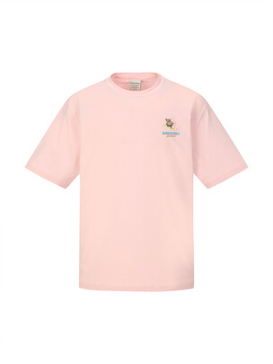 Main Crew Small Graphic Water T-Shirts  L.Peach
